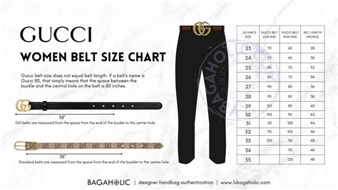 gg belt size chart